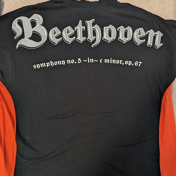 Opening Ceremony Beethoven Drop Shoulder L/S T-Shirt Size Large - Picture 2 of 2